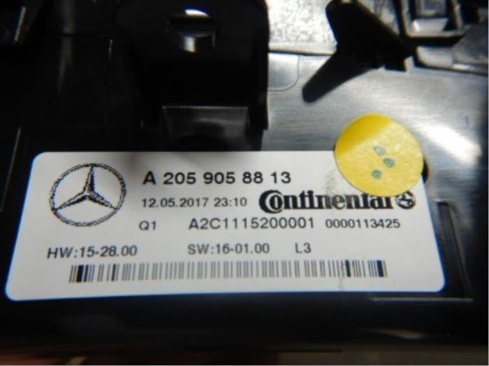 Climatronic Paneel Mercedes GLC-Klasse (22743733)