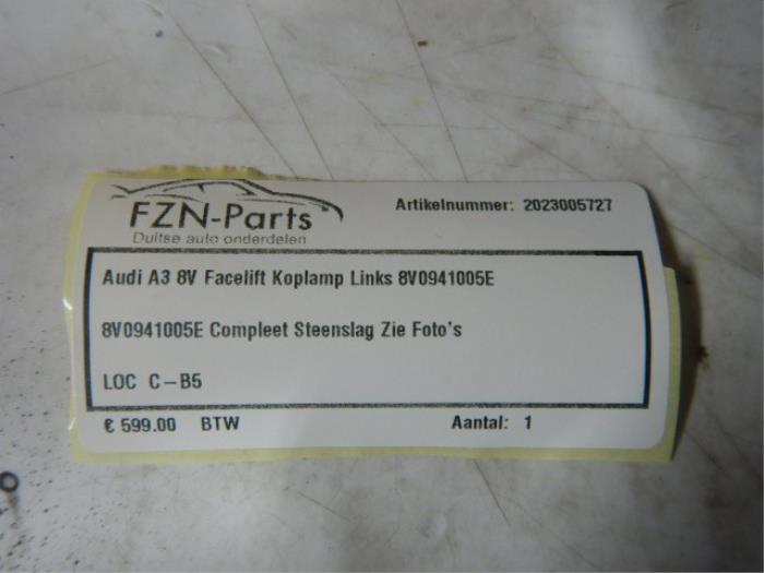Audi A3 8V Facelift Koplamp Links