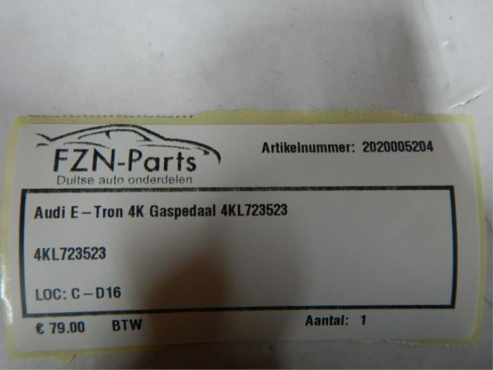 Gaspedaal Audi Diversen (22734093)