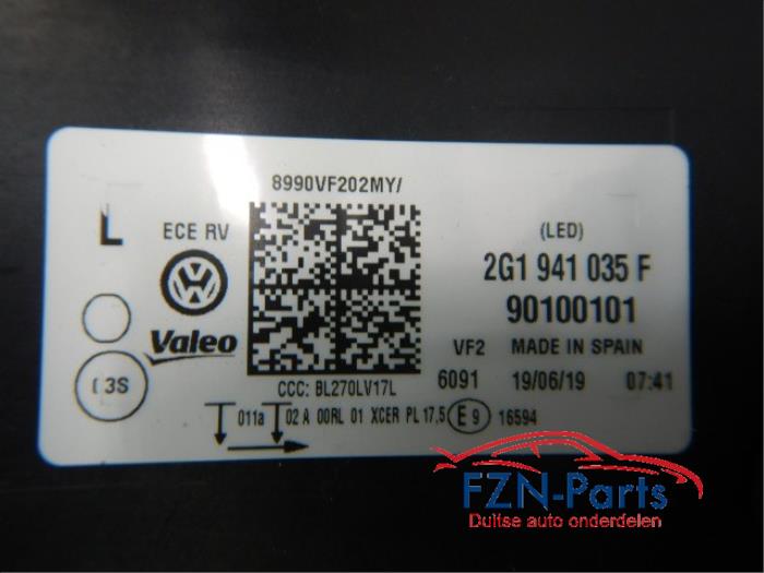 VW Polo 2G VOLLED koplamp Links L