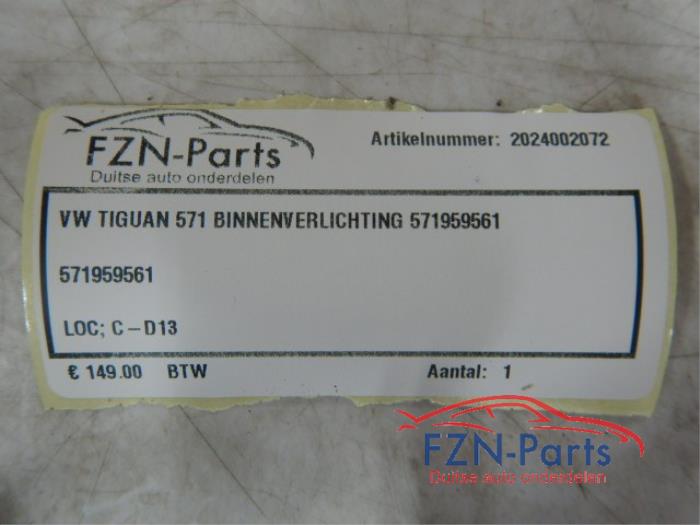 Opbergvak hemel Volkswagen Tiguan (22737008)