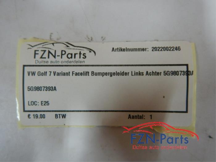 VW Golf 7 Variant Facelift Bumpergeleider Links-achter