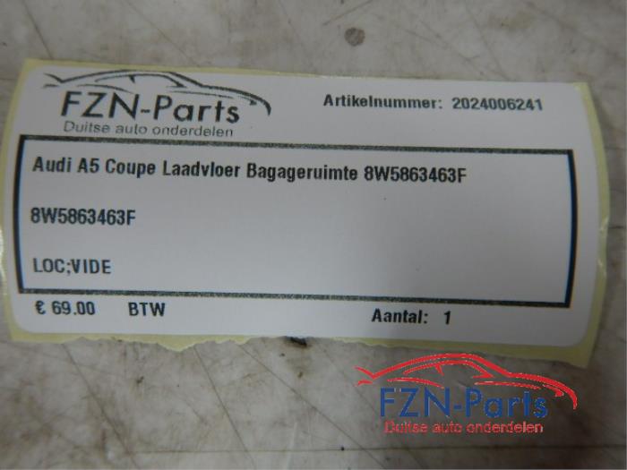 Audi A5 F5 Coupe Laadvloer bagageruimte