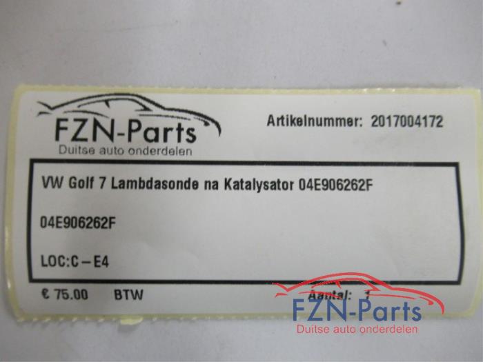 VW Golf 7 Lambdasonde na Katalysator