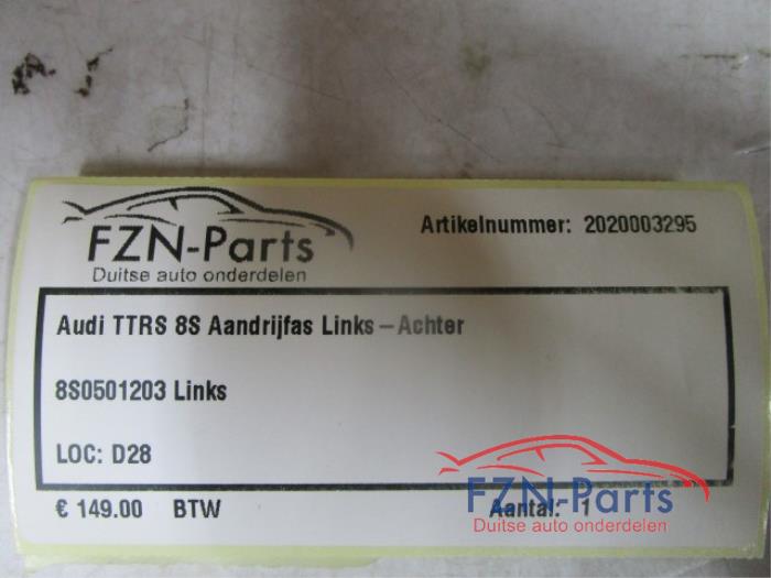 Aandrijfas links-achter Audi TT (22725241)