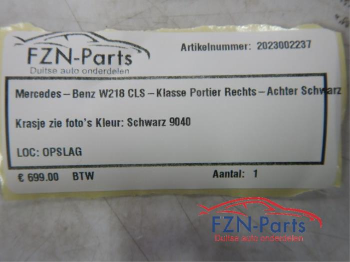 Portier 4Deurs rechts-achter Mercedes CLS-Klasse (22723864)