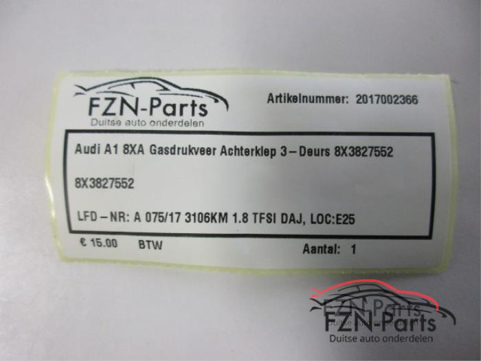 Set Gasdempers Achterklep Audi A1 (22744263)