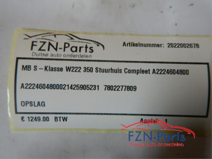 Mercedes-Benz S-Klasse 4 Matic W222 350 Stuurhuis Compleet