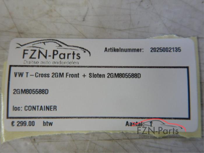 Frontdeel steun Volkswagen T-Cross (22741843)