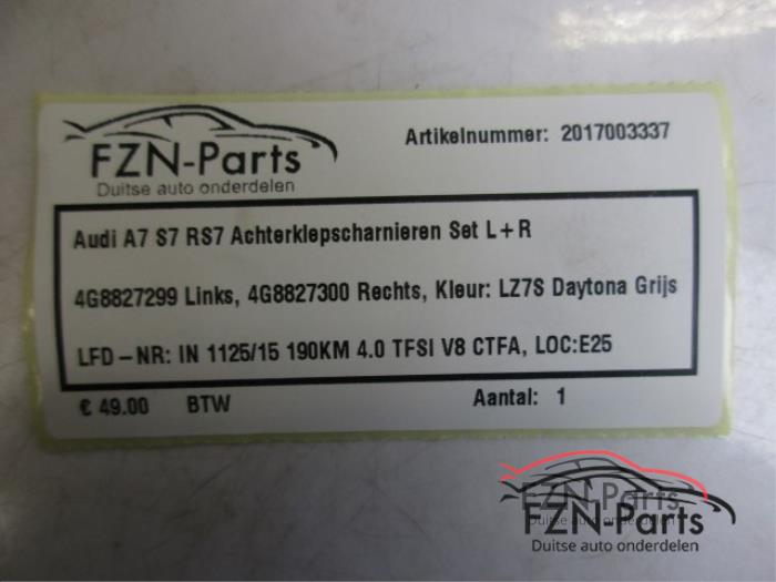 Slotmechaniek Achterklep Audi A7 (22742127)