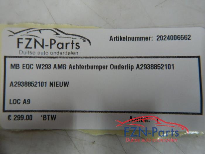 Mercedes-Benz EQC W293 AMG Achterbumper Onderlip