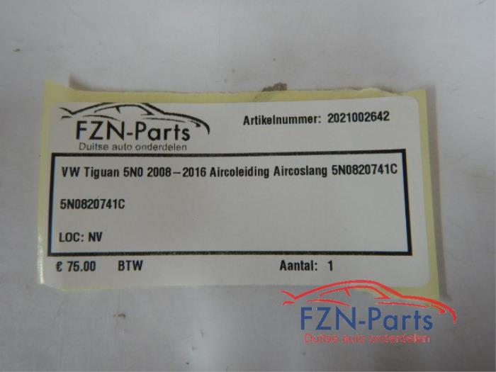 VW Tiguan 5N0 2008 - 2016 Aircoleiding Aircoslang