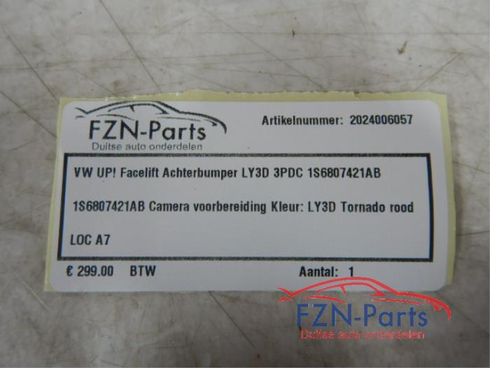 VW UP! Facelift Achterbumper LY3D 3PDC