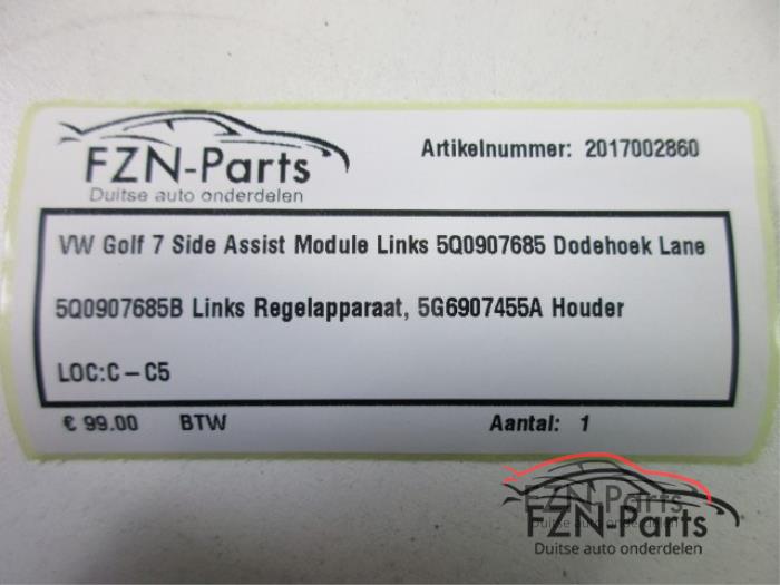 VW Golf 7 Side Assist Module Links