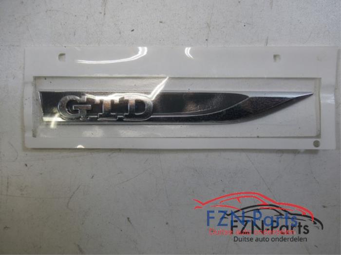 VW Golf 7 GTD Embleem Sticker Logo Zijscherm Rechts