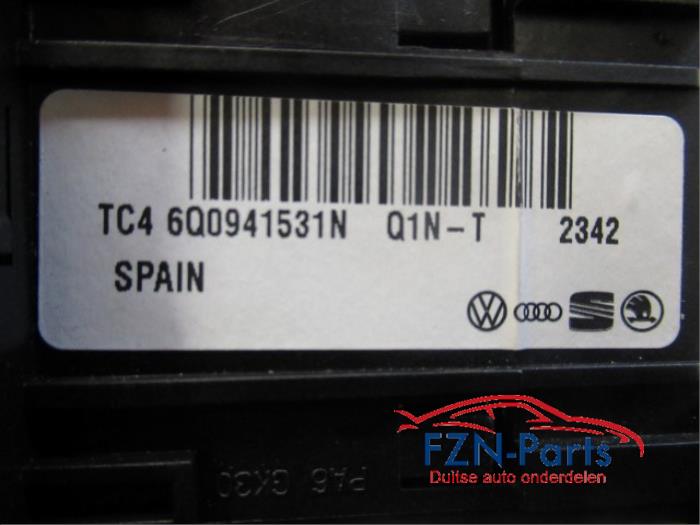 VW Polo 9N Lichtschakelaar