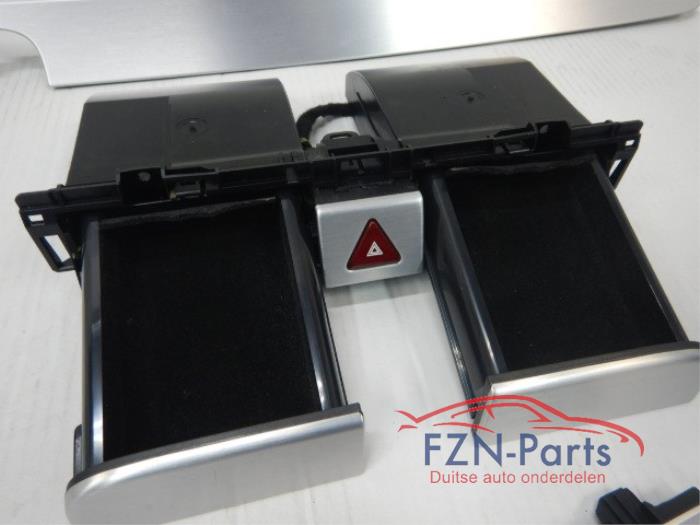 VW Passat 3C8 Inleg Dashboard Grijs Aluminium Look