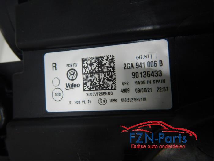 VW T-ROC Koplamp Rechts H7