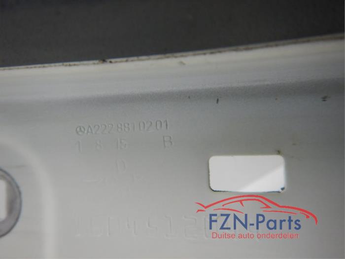 Mercedes Benz S-Klasse W222 Spatscherm Zijscherm Rechts