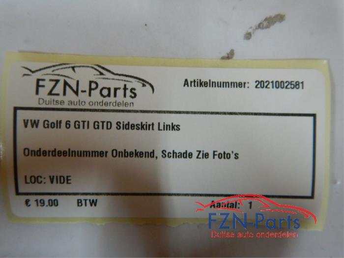 VW Golf 6 GTI GTD Sideskirt Links