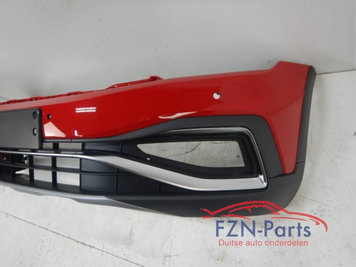 VW Passat B8 Facelift Alltrack Voorbumper 6PDC LY3D Kleur: LY3D Tornado Rood