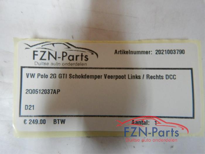 Schokdemperpoot links-voor Volkswagen Polo (22742698)