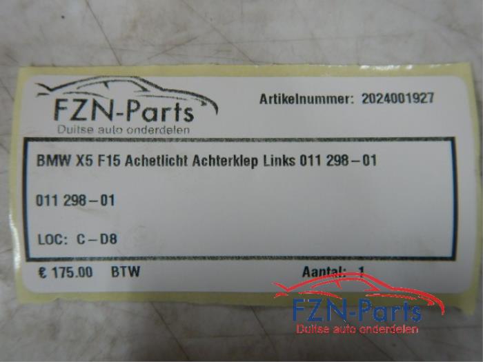 BMW X5 F15 Achterlicht Achterklep Links