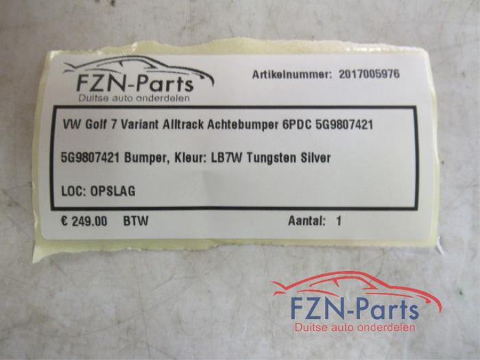 VW Golf 7 Variant Alltrack Achterbumper