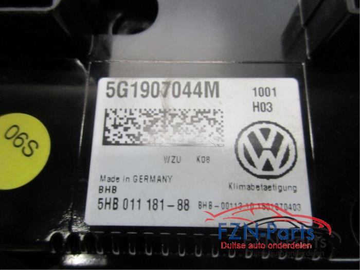 VW Golf 7 Climate Control Unit