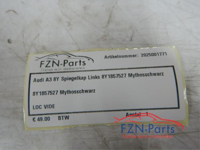 Audi A3 8Y Spiegelkap Links