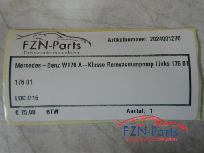 Vacuumpomp Rembekrachtiging Mercedes A-Klasse (22741007)