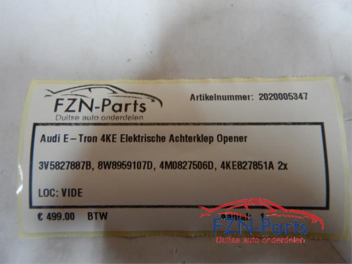 Achterklep motor Audi E-Tron (22739862)