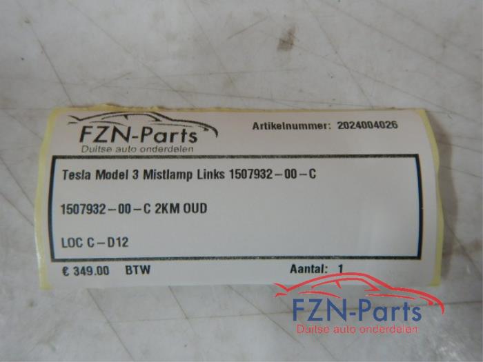 Tesla Model 3 Mistlamp Links
