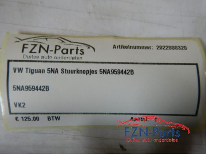 VW Tiguan 5NA Stuurknopjes