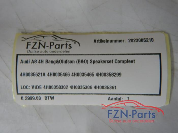Speakerset Audi A8 (22739293)