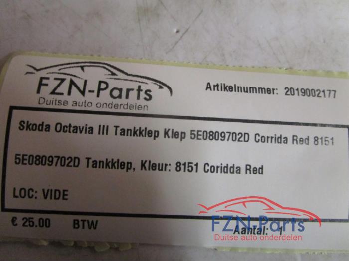 Tank Klep Skoda Octavia (22728230)