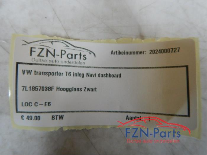 Dashboard deel Volkswagen Transporter (22743262)