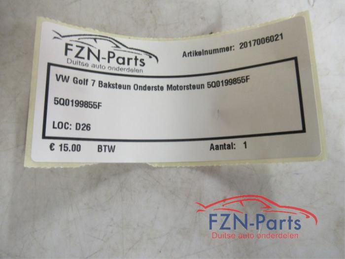 VW Golf 7 Baksteun Onderste Motorsteun