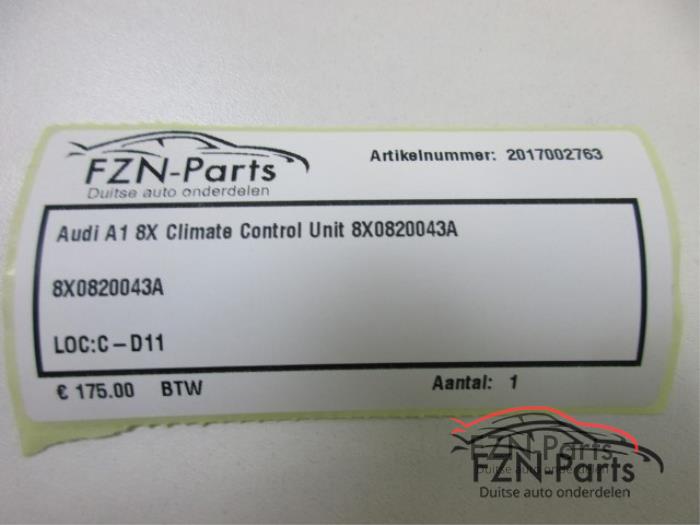 Climatronic Paneel Audi A1 (22745247)