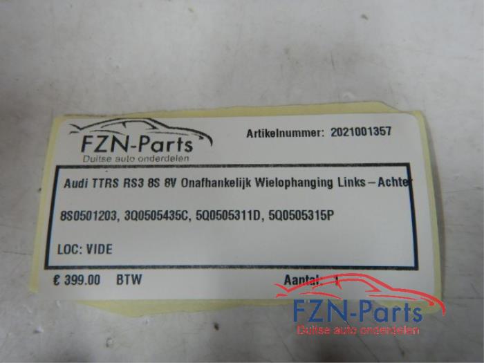 Wielophanging links-achter Audi TT (22729552)
