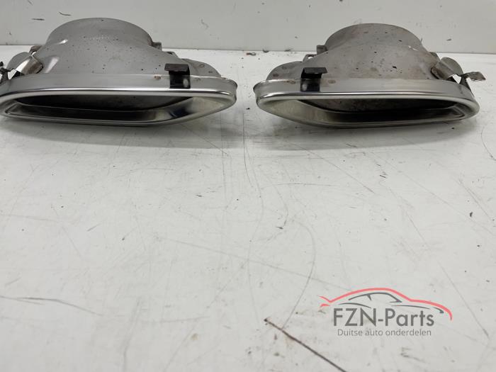 Mercedes-Benz C-Klasse W205 Uitlaatsierstuk Chrome Set