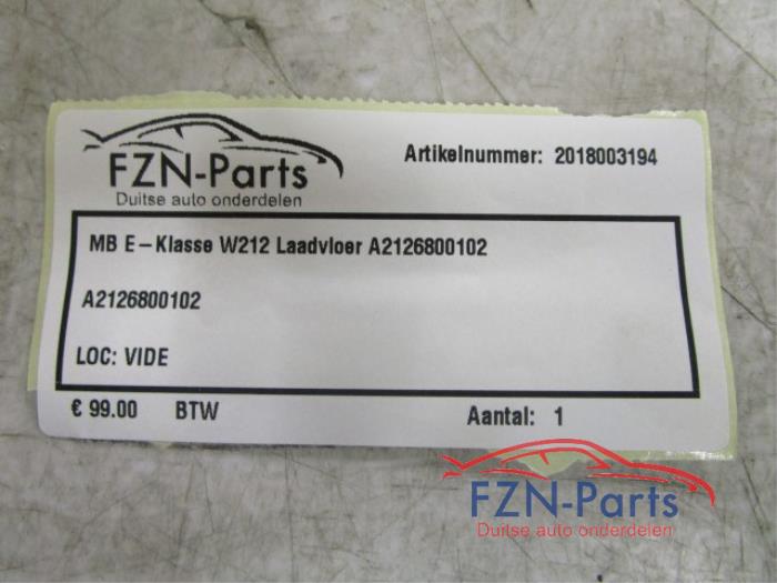 Mercedes-Benz E-Klasse W212 Laadvloer