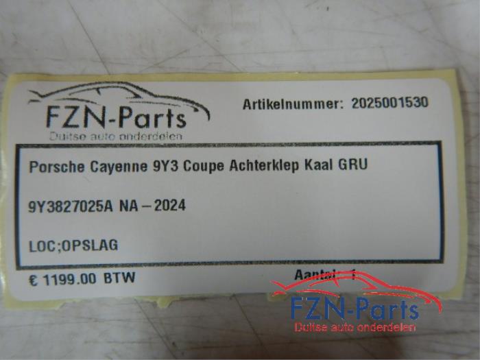 Achterklep Porsche Cayenne (22724449)
