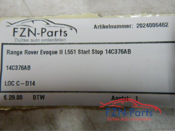 Start/Stop schakelaar Landrover Evoque (22745711)