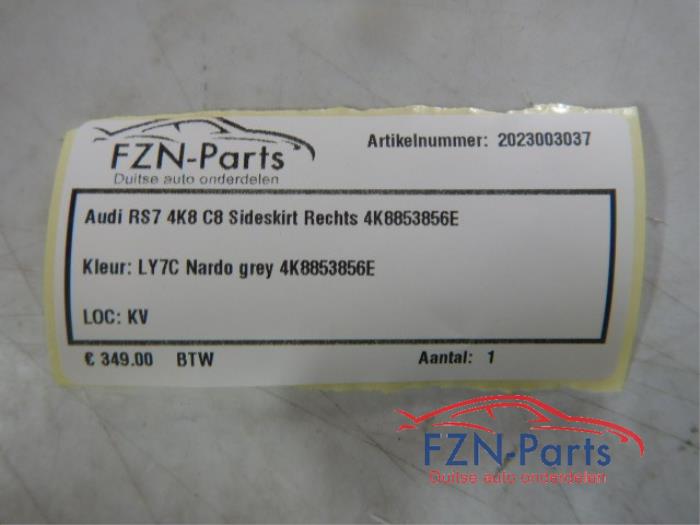 Zijskirt rechts Audi A7 (22727820)