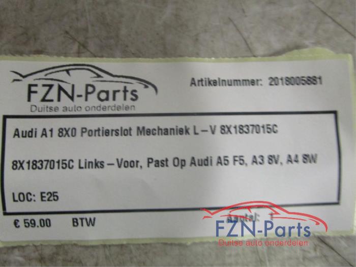 Deurslot Mechaniek 4Deurs links-voor Audi A1 (22739157)
