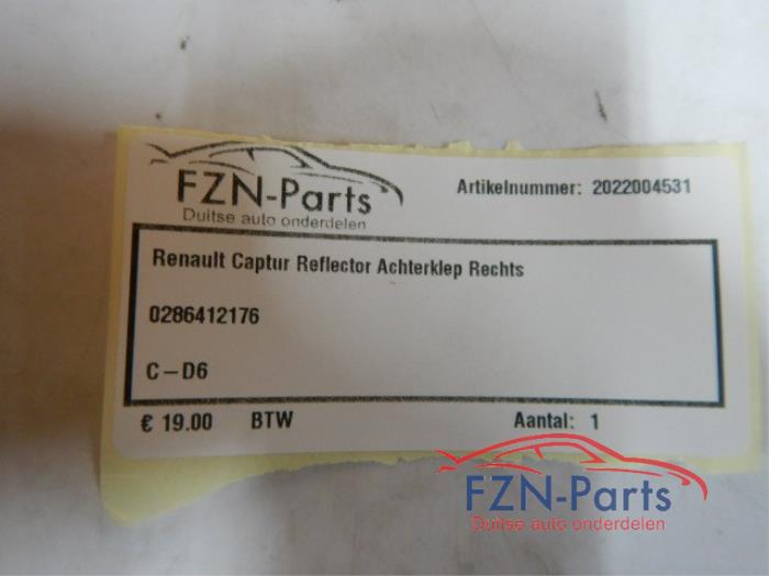 Renault Captur Reflector Achterklep Rechts