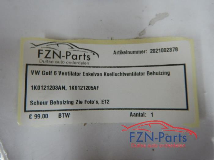 Kachel Ventilatiemotor Volkswagen Golf (22744555)