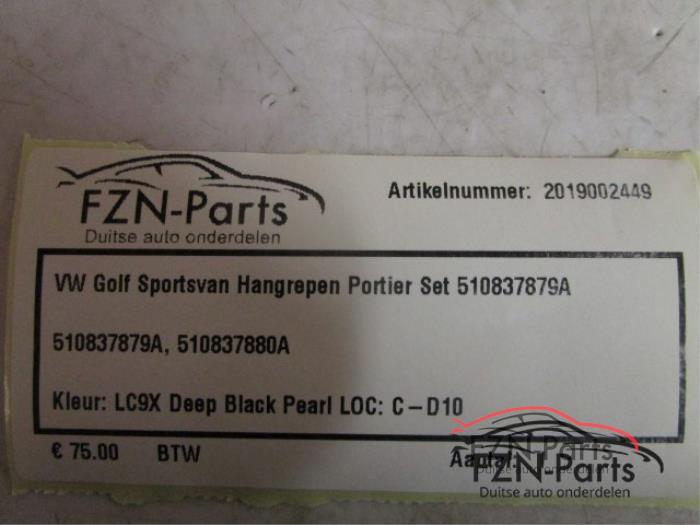 Handgrepenset Volkswagen Golf Sportsvan (22744732)