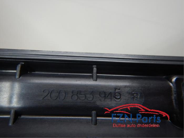 VW Polo 2G GTI R-Line Sideskirt Links L Zwart